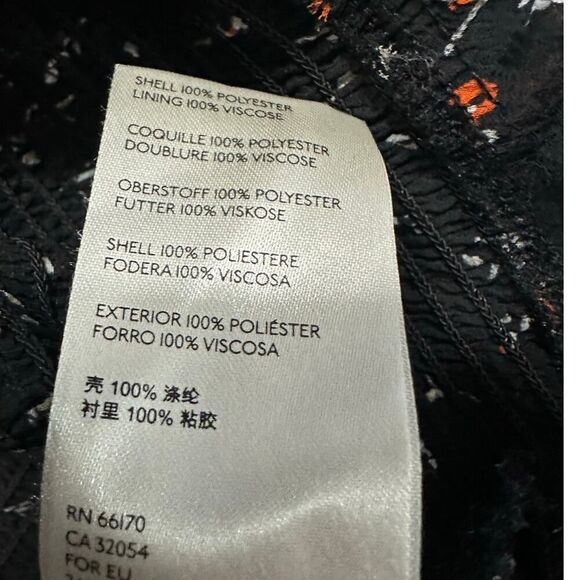 Free People Lolita Top Womens Large Black Floral Long Sleeve Smocked Square Neck - Picture 9 of 13